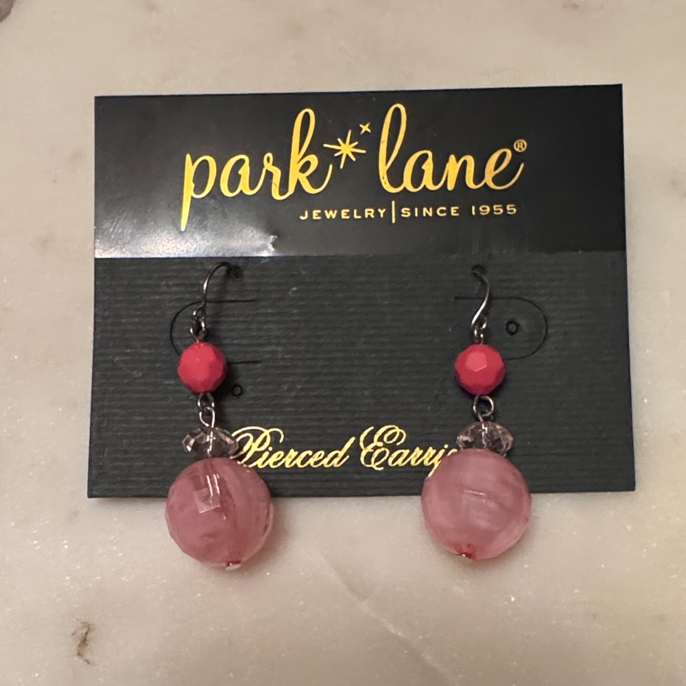 Park Lane Pink Beaded Earrings